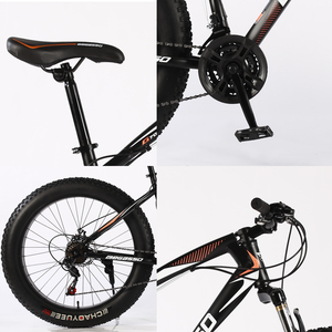 Vente directe usine – VTT de descente 24/26 pouces avec freins à disque, 21 vitesses, pneus larges 4.0 pour neige – Vélo de montagne pour adultes - Product Image 4