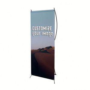 Proveedor Mayorista, Soporte de Banner X Personalizado, Tamaño Ajustable, Exhibición Publicitaria para Exposiciones, Banderas Promocionales - Product Image 5