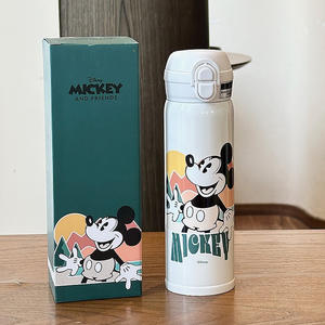 Botella de agua con aislamiento Ultraman, termo de acero inoxidable de 500 ml para niños, uso escolar, frasco de vacío de doble capa - Product Image 2