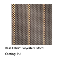 Umweltfreundliches Doppelstrang-Garn Vertikal Gestreifter Polyester-Oxford-Stoff Phthalat- und Formaldehydfrei für Taschen