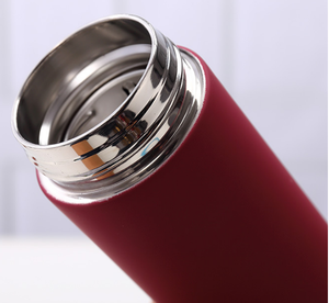 Bouteille d'<span class=keywords><strong>eau</strong></span> en acier inoxydable de 450ml avec logo personnalisé pour le thé Bouteille de thé thermos isolée à double paroi avec infuseur <span class=keywords><strong>Passoire</strong></span> à thé - Product Image 5