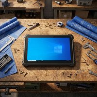 Precio de Fábrica, Laptop 2 en 1, Tablet con Windows 11, Intel J3355, Tablet PC de 10.1 Pulgadas con Pantalla Táctil, 8GB 128GB, Tablet Resistente con Teclado