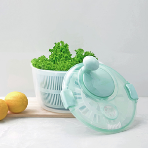 Escurridor <span class=keywords><strong>Manual</strong></span> de Gran Capacidad con Mango Giratorio, Sostenible, para Frutas, Verduras, Agua, Aceite, Secado Rápido, para Preparación de Alimentos, Ensaladas de Lechuga - Product Image 5