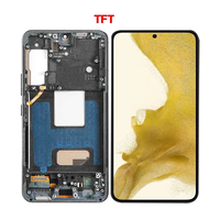 LCD Ponsel Samsung S22 5G TFT/OLED, Layar Sentuh Digitizer, Perakitan Pengganti