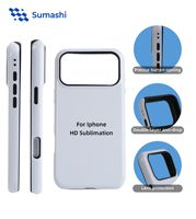 Funda de Teléfono 3D HD con Sublimación, PC+TPU 2 en 1, Brillante, Impresión que No se Desvanece, para iPhone 17 16 15 14 13 Pro Max, Venta al Por Mayor