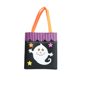 Hot Sale Custom Felted <b>PET</b> Felt Unisex Machine Sewn Eco-Friendly Tote <b>Bag</b> Halloween Holiday Candy <b>Bag</b> - Product Image 1