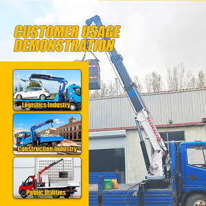 Grue de camion <span class=keywords><strong>pas</strong></span> chère 1,5 à 6 tonnes, nouvelle grue personnalisable à flèche télescopique/articulée montée sur camion à vendre - Product Image 6