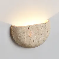 Lampe LED médiévale Wabi Sabi Niche pour salon couloir chez l'habitant café atmosphère chambre chevet mur Scone décoration