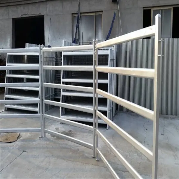 Panel de valla de metal para ganado, panel de caballos, patio de ganado, galvanizado, buena calidad, venta directa de fábrica