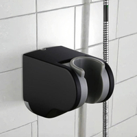 Support de Douche à Main Réglable Noir Moderne Hongdec, Installation Facile pour Accessoires de Robinet de Salle de Bain - Vente Chaude