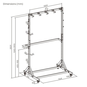 Portabicicletas vertical independiente móvil para 5 bicicletas, suelo de <span class=keywords><strong>garaje</strong></span> para soporte de almacenamiento, soporte de bicicleta Vertical, soportes de bicicleta verticales, 2 unidades - Product Image 6