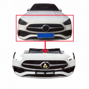 Conjunto de Parachoques Delantero y Faros Delanteros Usados de Alta Calidad para <span class=keywords><strong>Mercedes</strong></span>-Benz Clase C 206 C180 C200 <span class=keywords><strong>C220</strong></span> C260 C300 - Product Image 1