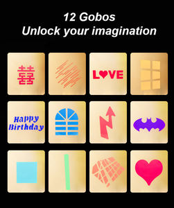 OEM ODM 30W LED Snoot Light pour studio photo et vidéo, 2700-6500K, couleur RGB, 12 Gobos, éclairage LED pour photographie et diffusion en direct - Product Image 3