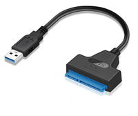 Câble de fournisseur de matériaux durables de qualité supérieure portable câble usb 3.0 vers sata