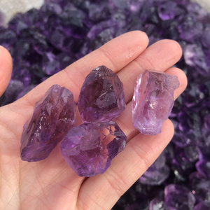 Bán buôn tự nhiên thô tinh thể thạch anh tím giảm Đá Chất lượng cao unpolished bán quý đá cho hàng thủ công - Product Image 3