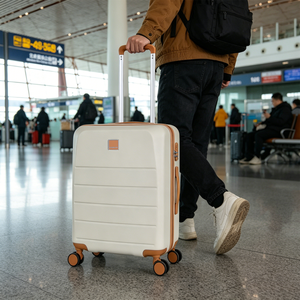 <span class=keywords><strong>Valise</strong></span> de voyage légère, moderne, imperméable, 20 pouces, coque rigide ABS+PC, roulettes pivotantes, serrure TSA, durable, pour logo personnalisé - Product Image 6