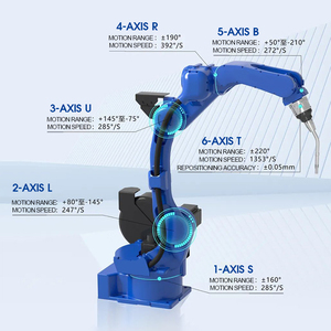 Bras robotique 6 Aixs 10KG léger haut Flexible 1440mm rayon de travail manipulateur industriel bras de soudage Robot collaboratif - Product Image 2