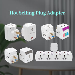 <span class=keywords><strong>Adaptateur</strong></span> secteur 3 voies 368M 10A 250V 3 broches avec 3 prises de terre <span class=keywords><strong>Type</strong></span> <span class=keywords><strong>G</strong></span> Plug ABS Matériau plastique <span class=keywords><strong>Adaptateur</strong></span> électrique - Product Image 5