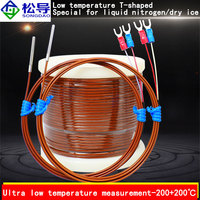 Encapsulated Six Sided Clamp T/J/K Type Thermocouple with a Diameter of 3*30mm, Waterproof and Oil Resistant Temperature Sensor