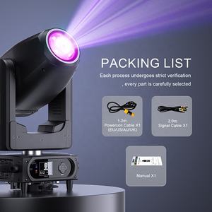 Sheled Led 3in1 300w sahne ışıkları ışın 300 işın ve spot & yıkama gökkuşağı renk hareketli kafa nokta Led siyah çerçeve kulübü bar düğün ışıkları - Product Image 6