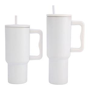 40oz Car Travel Handle H4.0 Tumbler Vacuum <b>Cup</b> <b>Lid</b> <b>Straw</b> Non-Slip ODM OEM Custom Design - Product Image 1