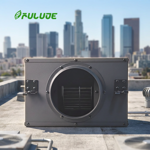 Ventilador de conducto silencioso Fulufe, bajo precio, aspas de acero, motor sin escobillas de bola, 220V EC, compatible con OEM/ODM, para restaurantes - Product Image 1