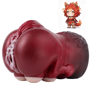 เครื่องช่วยสำเร็จความใคร่ชายแบบสองช่องทาง YOCY รุ่น Fantasy Buttock ช่องคลอดเทียมแบบพกพาครึ่งตัว ของเล่นทางเพศสำหรับผู้ชาย - Product Image 1