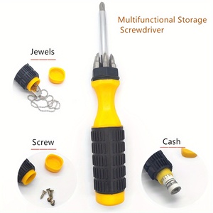 Coffre-fort dissimulé, compartiment secret, tournevis, petit récipient, tournevis à tête <span class=keywords><strong>plate</strong></span> pour argent, objets <span class=keywords><strong>de</strong></span> valeur, petits articles - Product Image 1