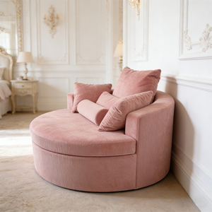 Poltrona <span class=keywords><strong>VIP</strong></span> per Home Theater, Divano per Soggiorno in Tessuto, Poltrona Singola per Appartamento - Product Image 6