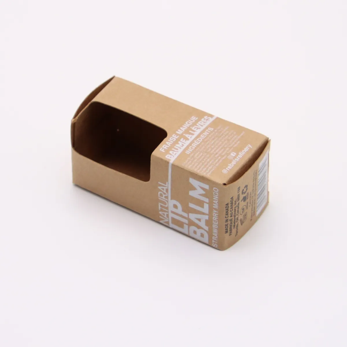custom logo mini folding hot stamping packaging kraft paper boxes sustainable packaging
