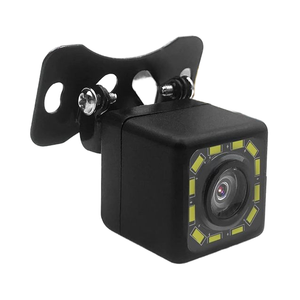 Siêu HD 12 LED Không Thấm Nước Xe Sao Lưu Máy Ảnh Tầm Nhìn Ban Đêm Xem Phía Sau 170 ° Góc Rộng Dài Giấy Phép Tấm Khung Xe Ô Tô - Product Image 1