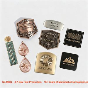 Étiquette 3D <span class=keywords><strong>de</strong></span> luxe texturée pour autocollants métalliques personnalisés étanches avec logo en relief, autocollants métalliques rétro en relief, autocollants métalliques à coller - Product Image 1
