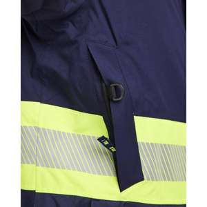 BLAKLADER - 448519778933S Parka de invierno Hi-Vis Azul marino/Amarillo-EAN 7330509853054 ROPA DE TRABAJO DE LA HI-VIS - Product Image 4