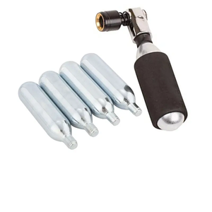 Mini <span class=keywords><strong>pompe</strong></span> à <span class=keywords><strong>cartouche</strong></span> de <span class=keywords><strong>CO2</strong></span> en acier pour vélo, 12g-33g, filetée, portable, pour gonflage de pneus de vélo, cylindre de gaz <span class=keywords><strong>CO2</strong></span> N2 AR - Product Image 5