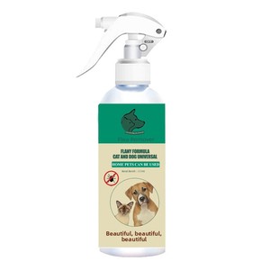 <span class=keywords><strong>Spray</strong></span> désodorisant transfrontalier pour animaux de compagnie, élimination des puces et des tiques, contrôle des odeurs - Usage externe pour chats et chiens disponible - Product Image 4