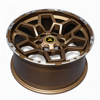 Jantes forgées JZ Matte Bronze 18x9j Et0 Pcd 6x139.7 Cb106.1mm pour camions Pikup, jantes tout-terrain Y61 Y62 LC300 LC200