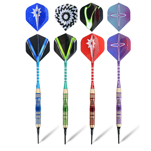 Win.Max – Lot de 12 fléchettes à pointe souple en laiton de haute qualité pour les jeux de fléchettes en bureau ou lors de fêtes - Product Image 1