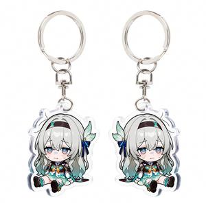 Custom Plastic Acrylic <b>Anime</b> Eco-friendly Creative Advertising & Promotion Party <b>Keychain</b> with UV Printing Waterproof Fireproof - Product Image 1