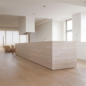Newstar Dalle de travertin en <span class=keywords><strong>marbre</strong></span> Réception personnalisée Comptoir de <span class=keywords><strong>cuisine</strong></span> Carrelage de sol Barre de travertin - Product Image 3