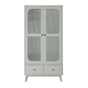 Colección EVEREST, Armario de Madera Moderno y Duradero de 2 Puertas y 2 Cajones, Muebles de Dormitorio de Alta Calidad - Product Image 1