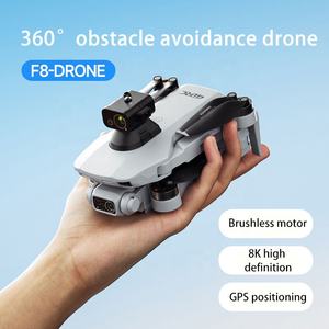Drone pliable 8K HD pour débutants avec écran LCD, télécommande, positionnement <span class=keywords><strong>GPS</strong></span>, moteur sans balais, gyroscope 6 axes, en plastique, portée 10 km - Product Image 5