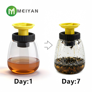 Trampa para Moscas de Plástico Amarillo de Gran Capacidad, Reutilizable, para Colgar en Exteriores, Ecológica, OEM, Suministro de Fábrica - Product Image 5