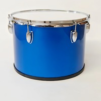 Factory direct sales percussion instrument 14 inch single leather alto drum marching drum single-sided shoulder strap snare drum