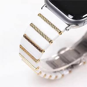 Nouveau bracelet pour <span class=keywords><strong>Apple</strong></span> <span class=keywords><strong>Watch</strong></span> Fashion 7 <span class=keywords><strong>5</strong></span> 6 Se chaîne bande en céramique Iwatch 40mm <span class=keywords><strong>44mm</strong></span> 41mm 45mm Bracelet Bracelet Bracelet - Product Image 5