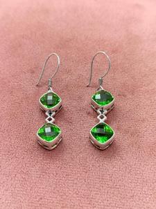 Natural <b>Crystal</b> Gemstone Pendant and Earring Jewelry Set with <b>Real</b> Quartz and 925 Sterling Silver Craftsmanship for Women’s - Product Image 3