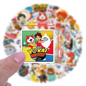 Autocollants <span class=keywords><strong>Yo</strong></span> Kai pour montre graffiti autocollants décoratifs pour bagages vente en gros d'autocollants de dessin animé pour enfants 60 pièces - Product Image 3