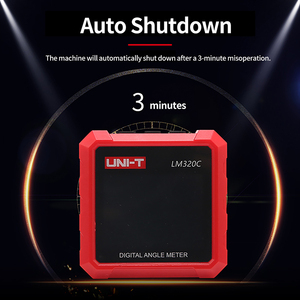 Inclinomètre UNI-T LM320C, mesureur d'angle, niveau numérique magnétique 4*90 °   Goniomètre électronique inclinomètre L80 - Product Image 2