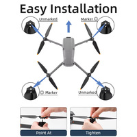 Hélice légère pour Air3 8747F, lame pliable rapide, accessoires UAV, emballage en boîte blanche