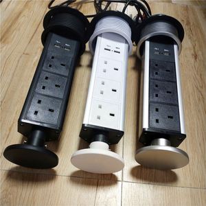 Kéo <span class=keywords><strong>Pop</strong></span> Up 3 Anh Ổ Cắm Điện 2 USB Sạc Cổng Nhà Bếp Bảng Ổ Cắm Có Thể Thu Vào Truy Cập Hàng Đầu Bàn làm việc Của Nhãn Hiệu <span class=keywords><strong>Pop</strong></span> up Ổ Cắm - Product Image 2