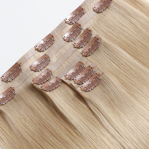 लक्जरी गुणवत्ता 100% प्राकृतिक यूरोपीय कुंवारी बालों का विस्तार निर्बाध रूप से pक्लिप कच्चे क्यूटिकल को सही फिट के लिए अदृश्य - Product Image 2